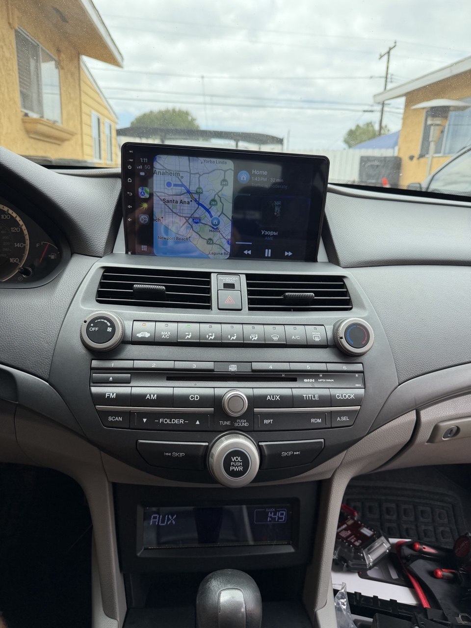 Honda Odyssey CarPlay screen installed