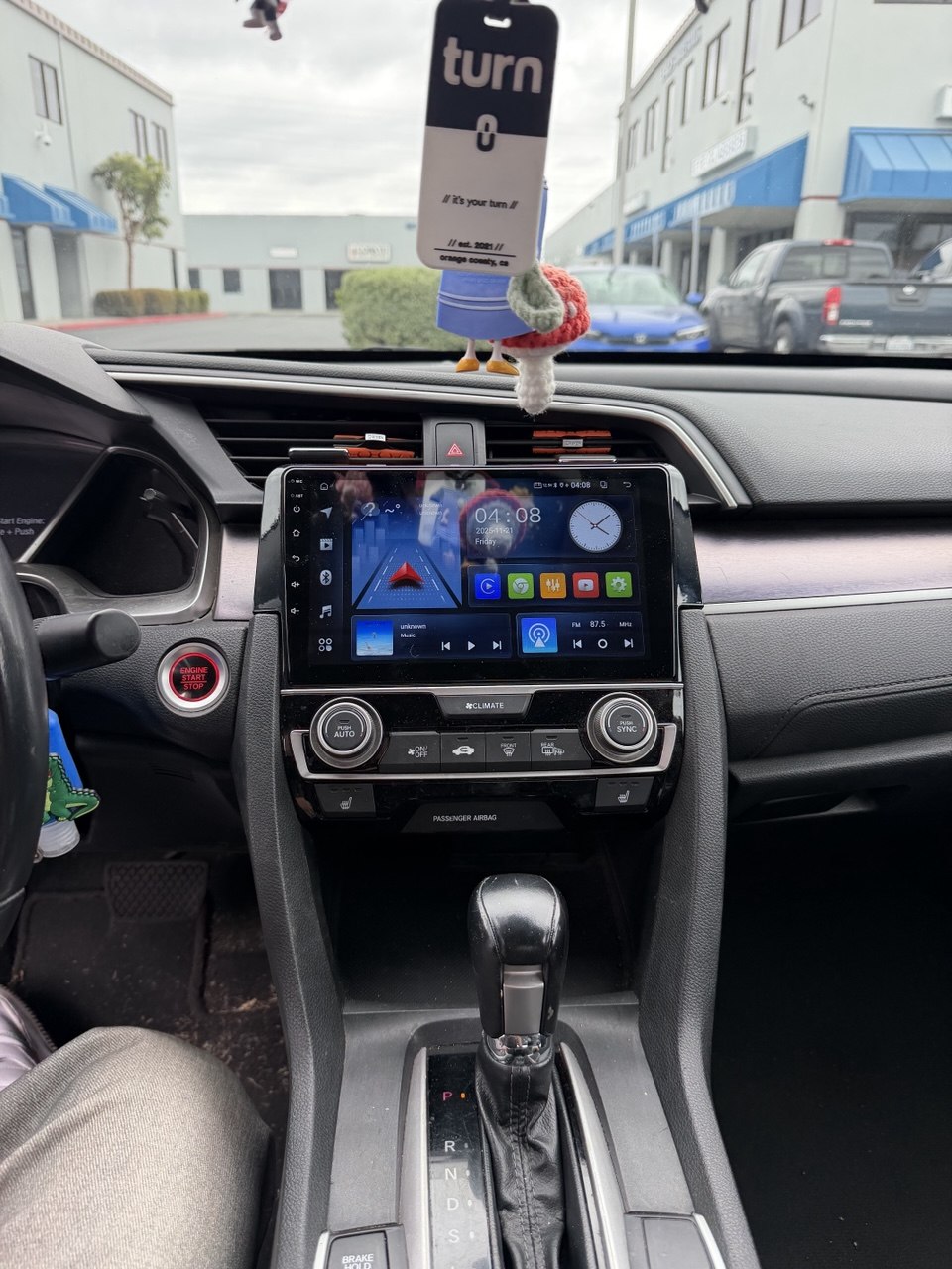 Honda Civic Accord CarPlay screen installed